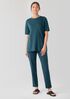 Organic Pima Cotton Jersey Long Tee