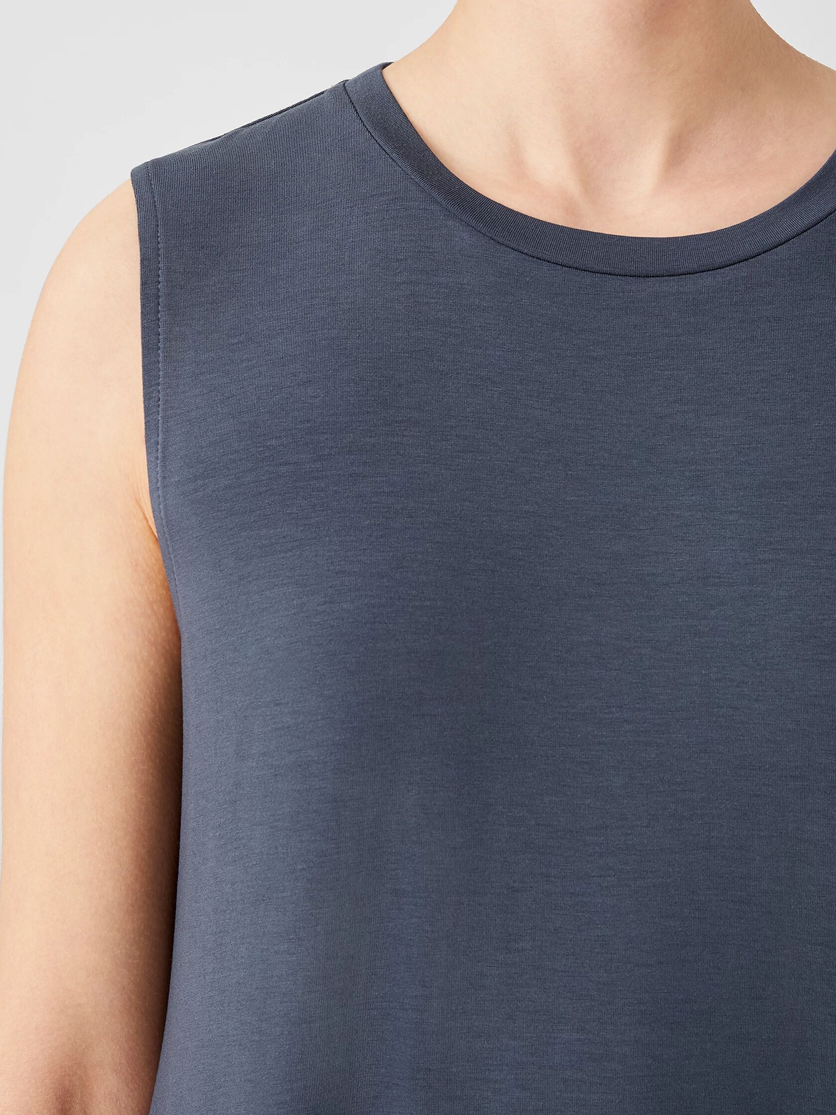 Fine Jersey Crew Neck Dress