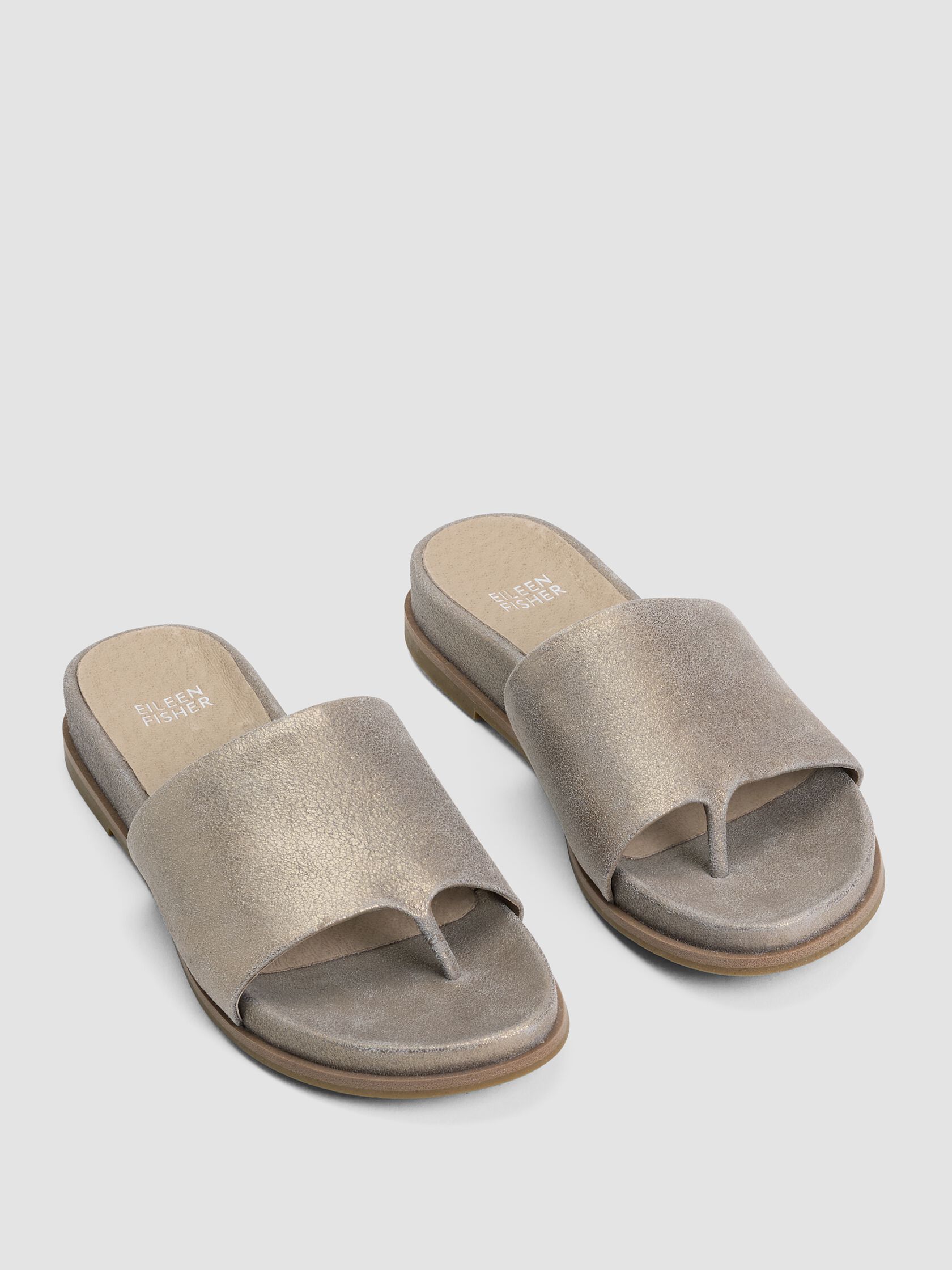 Duet Metallic Suede Sandal
