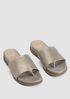 Duet Metallic Suede Sandal