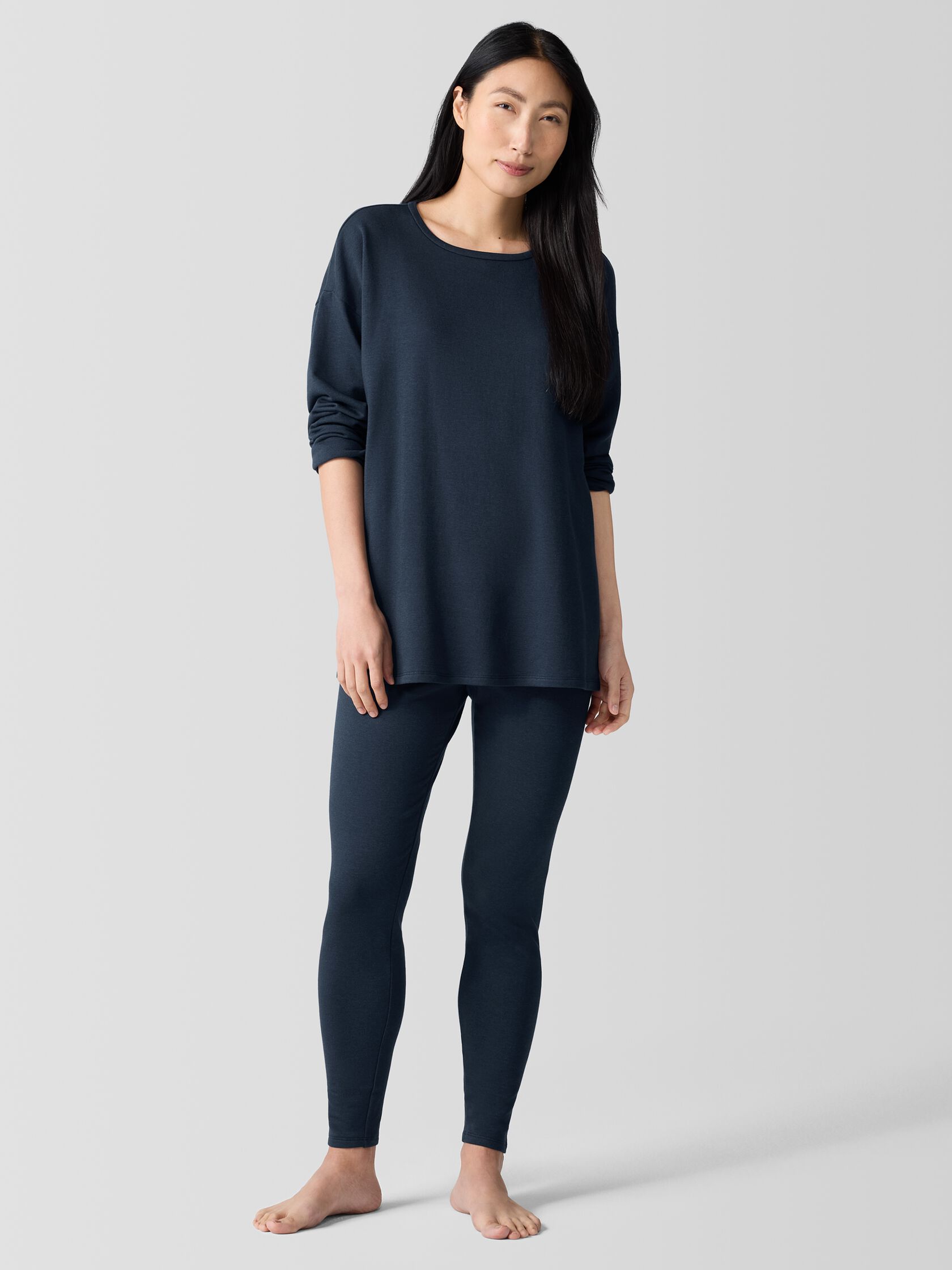 Cozy Brushed Terry Hug High-Waisted Leggings
