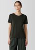 Organic Pima Cotton Jersey&nbsp;Round Neck Tee