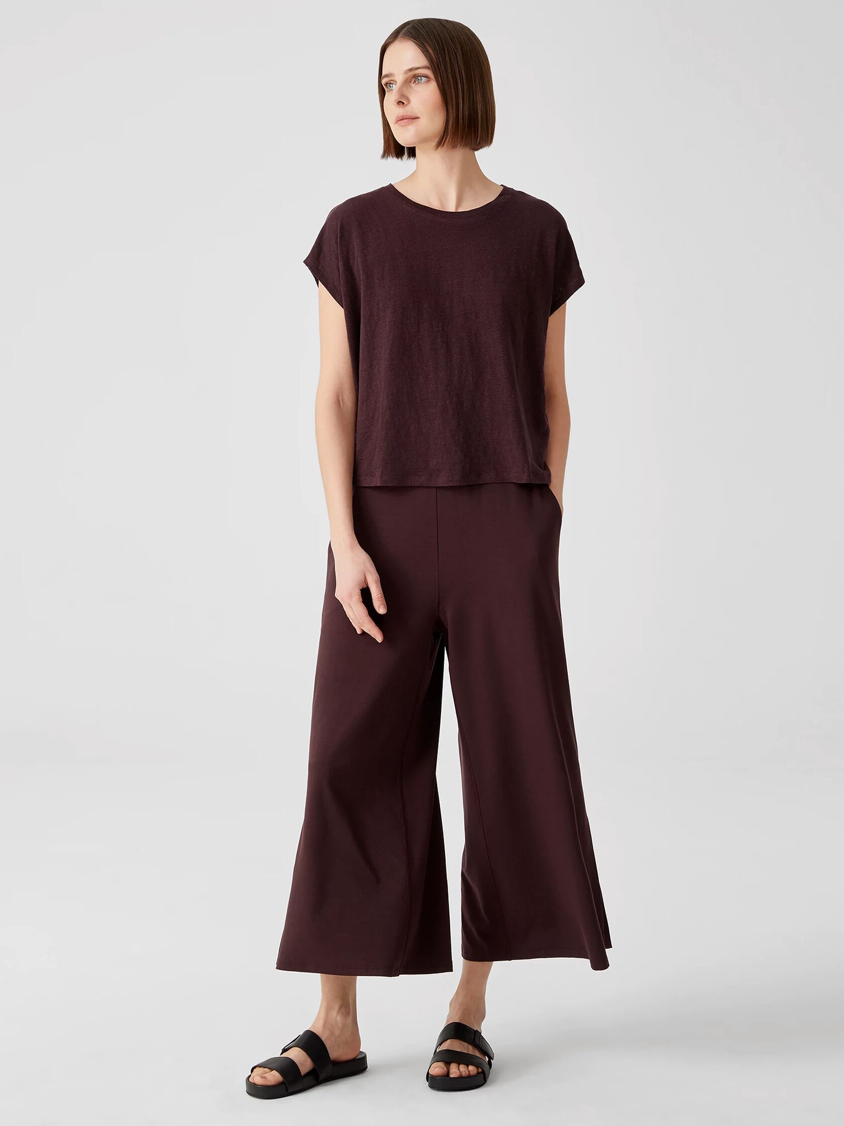 Organic Linen Jersey Square Top