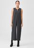 Organic Cotton Melange Crepe Jumpsuit