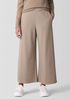Lightweight Ponte Wide-Leg Pant