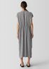 Woven Pliss&eacute; Funnel Neck Dress
