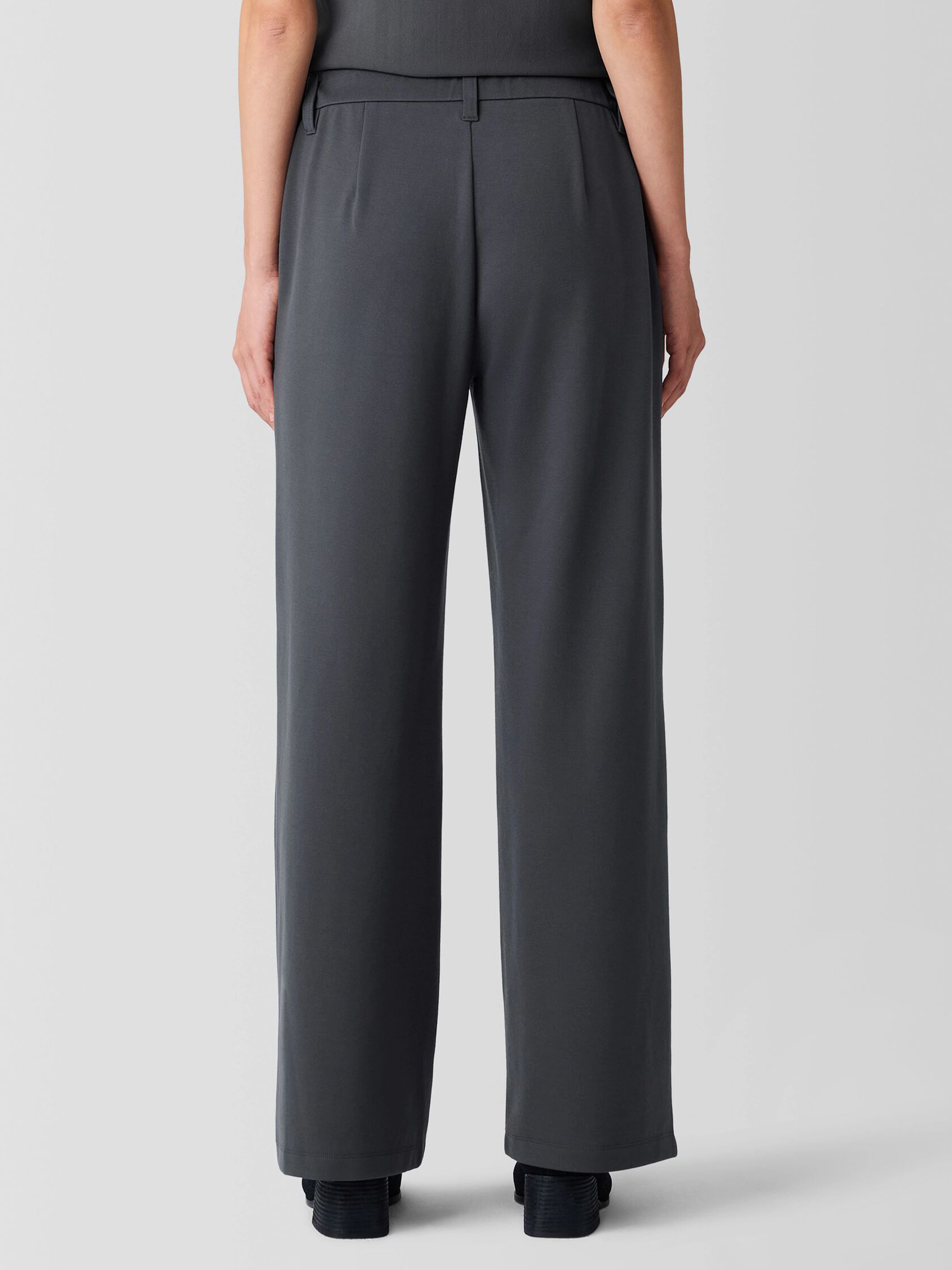 Washable Flex Ponte&nbsp;Wide Trouser Pant
