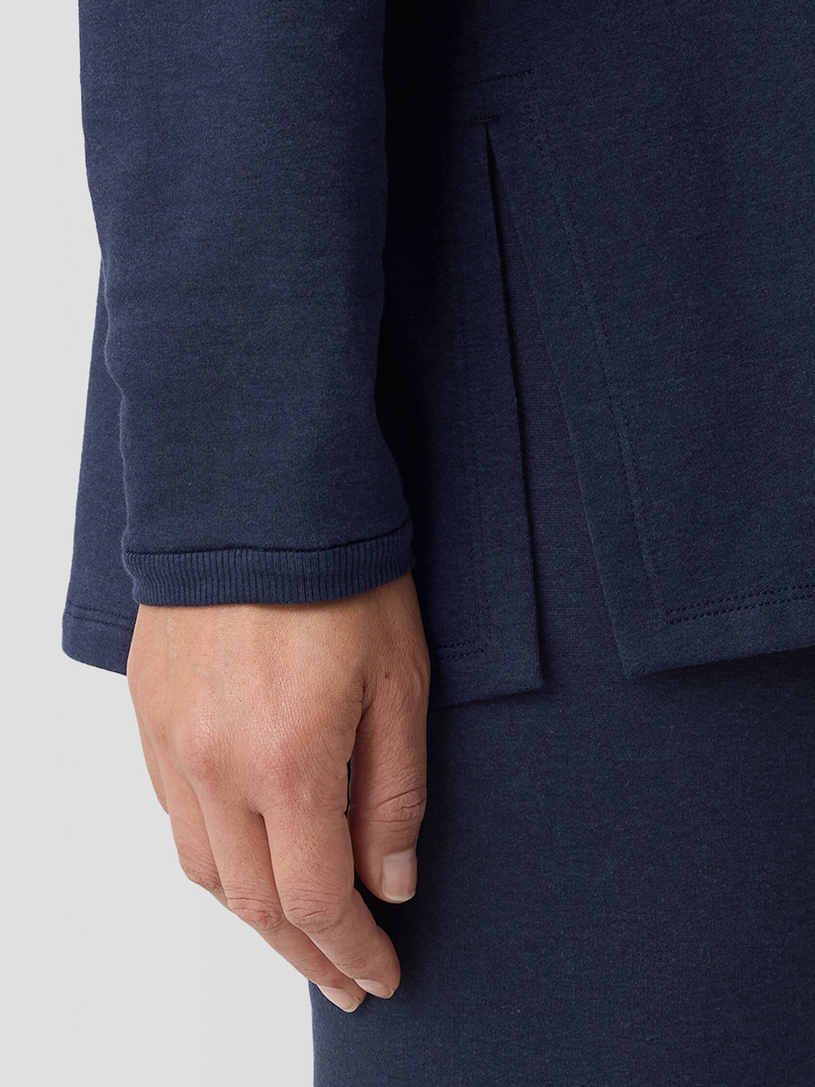 Cozy Brushed Terry Hug Long Box-Top