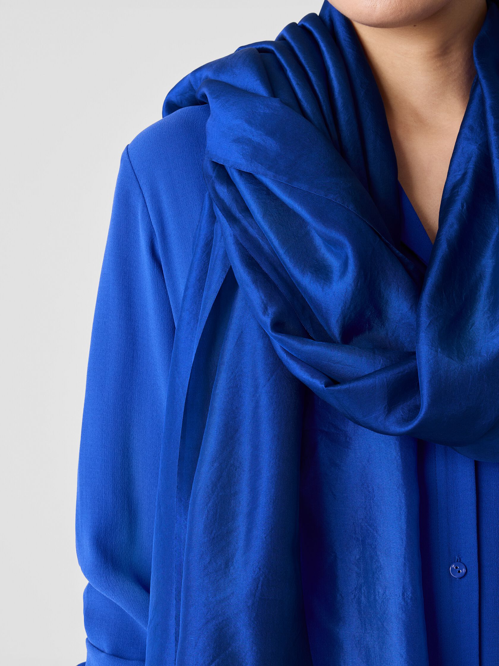Washed Transitional Silk Parachute Scarf