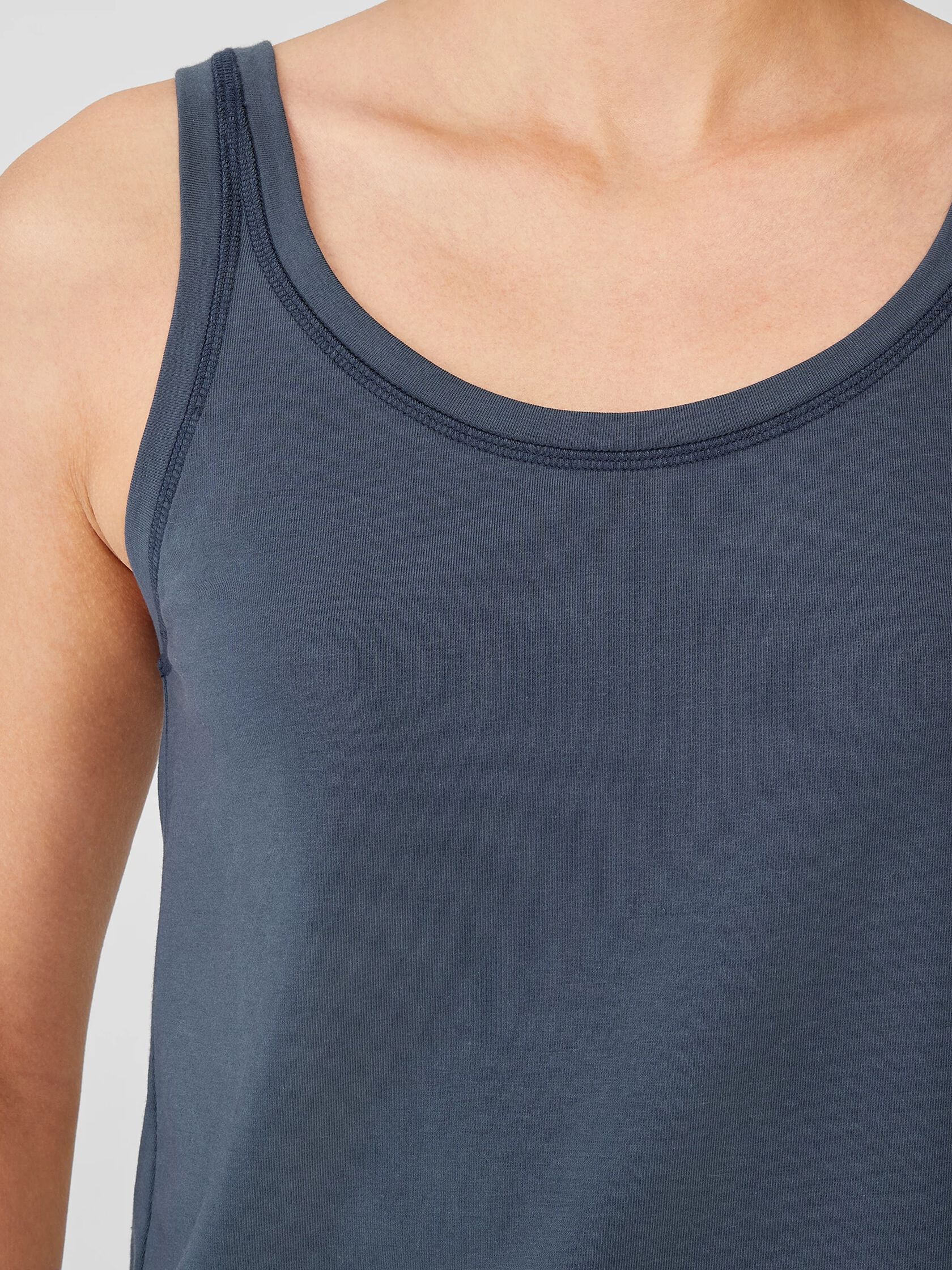 Traceable Organic Cotton Jersey Scoop Neck Tank