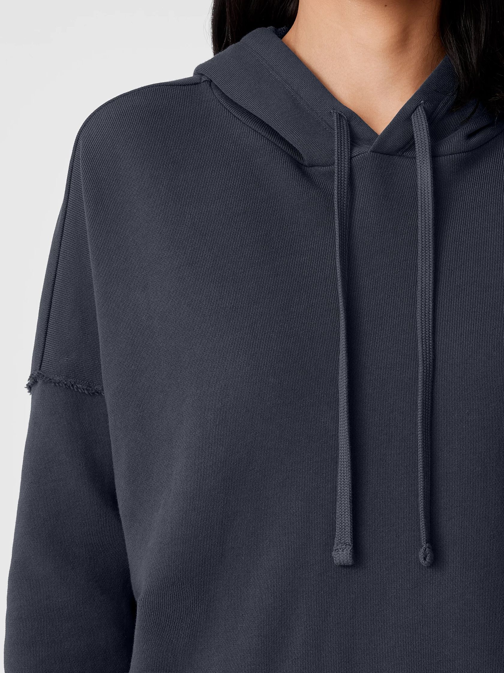 Organic Cotton French Terry Hooded Top