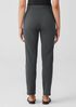 Cotton Blend Ponte Slim Pant