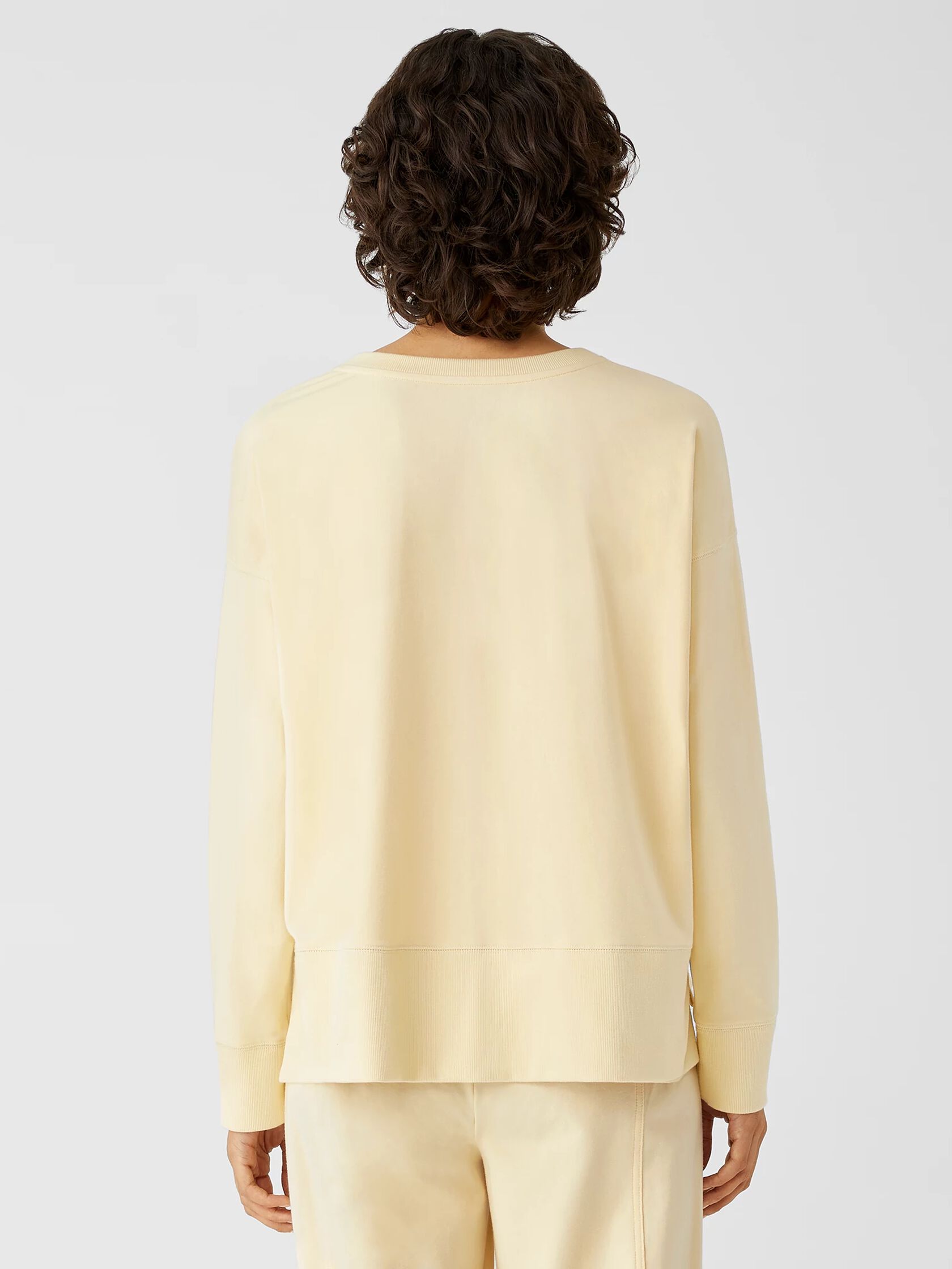 Traceable Cotton Jersey Crew Neck&nbsp;Top