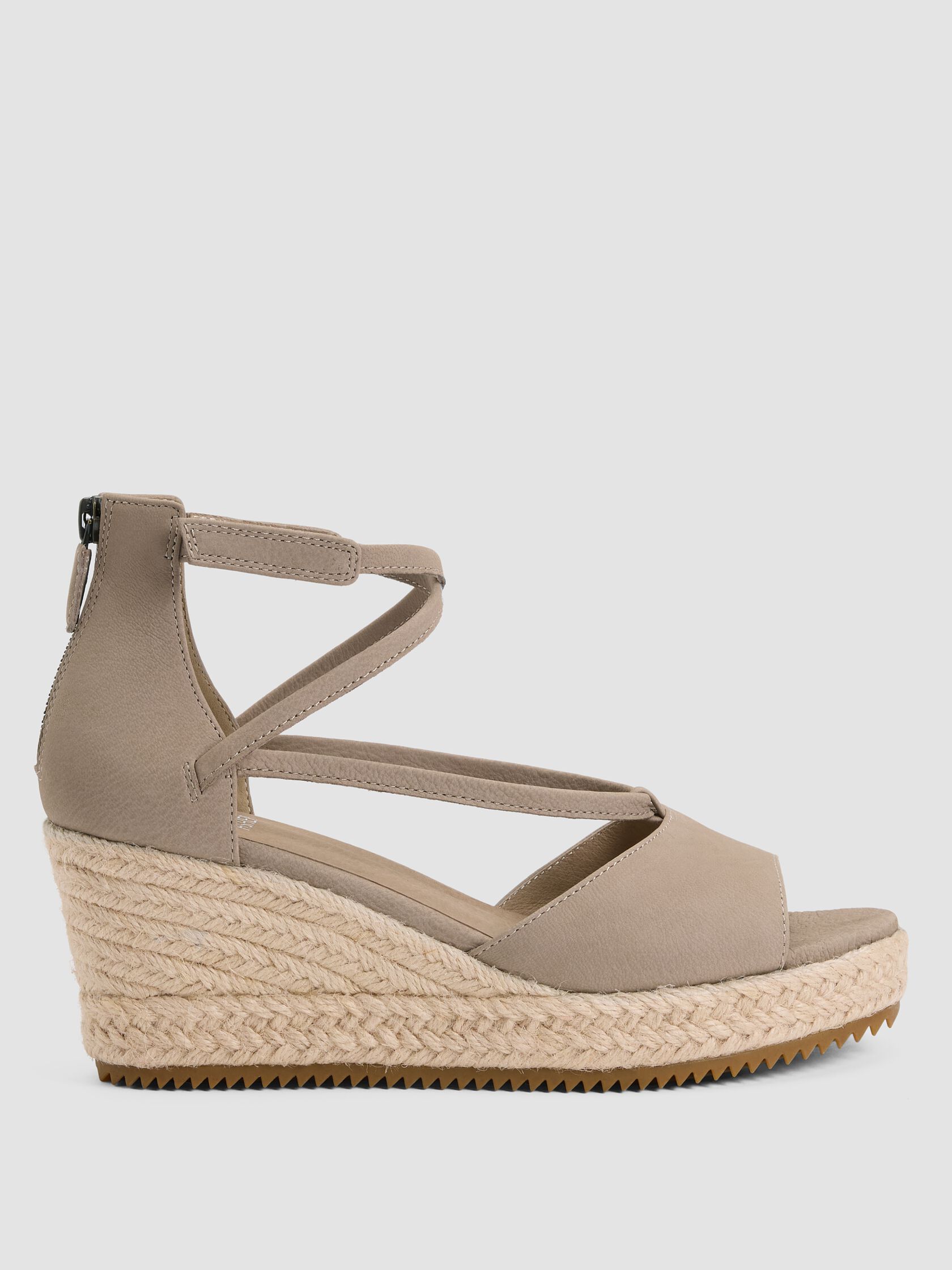 Wesson Tumbled Nubuck Wedge Espadrille