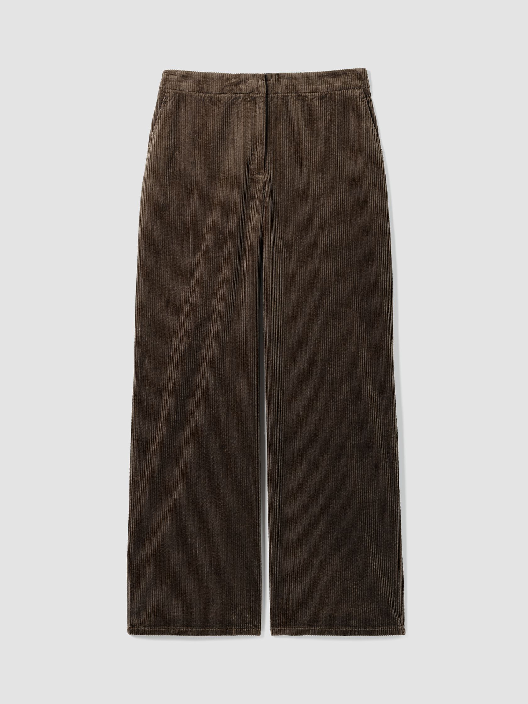 Organic Cotton Corduroy Wide-Leg Pant