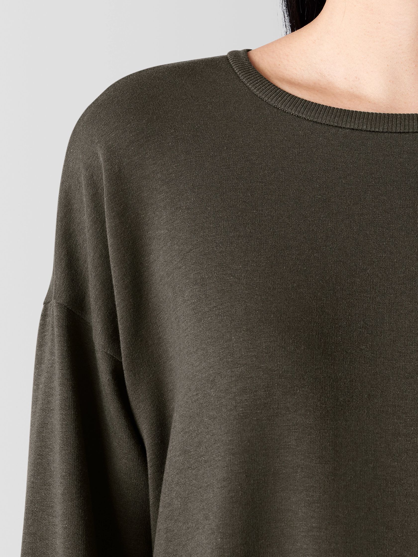 Cozy Brushed Terry Hug Long Box-Top