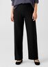 Boiled Wool Jersey Straight Pant
