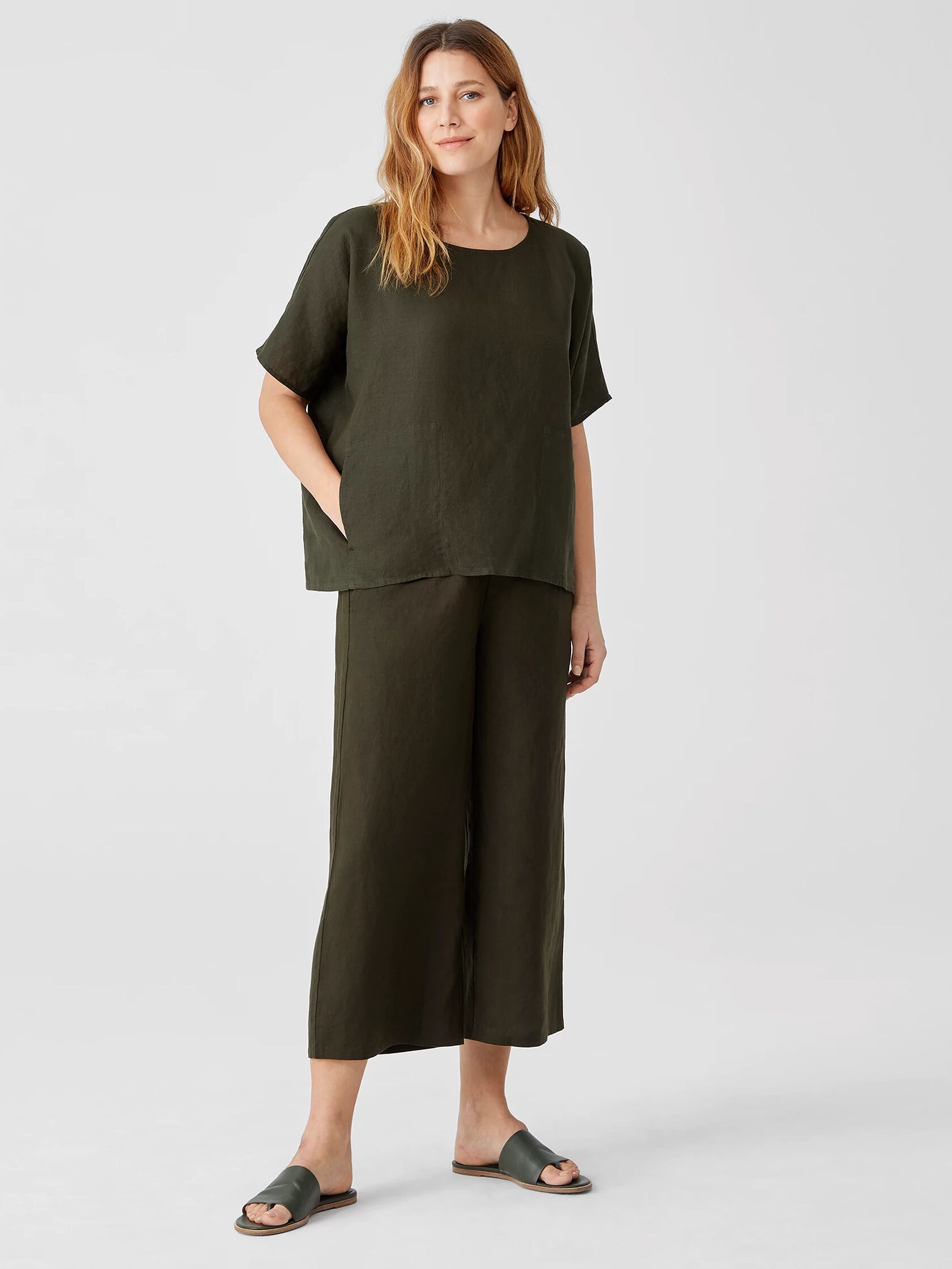 Organic Handkerchief Linen Top