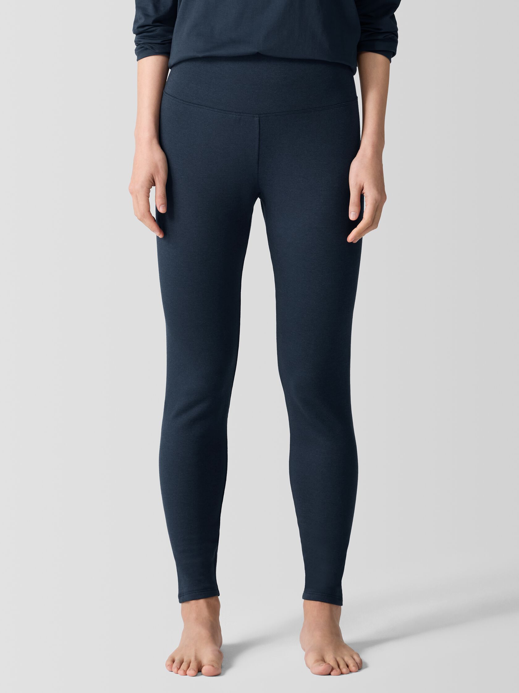 Cozy Brushed Terry Hug High-Waisted Leggings