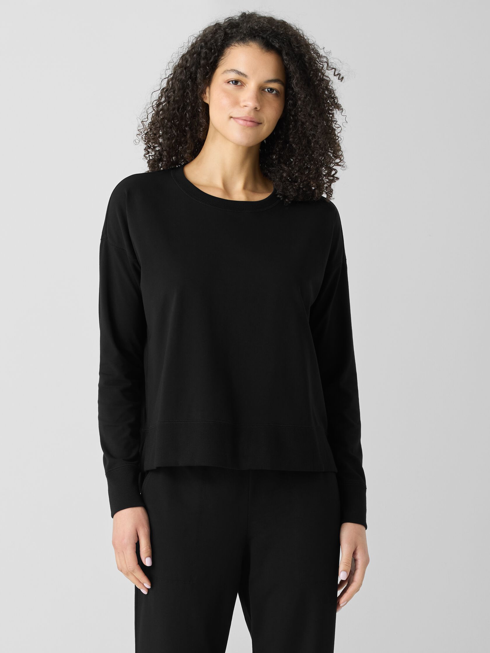 Pima Cotton Stretch Jersey Box-Top