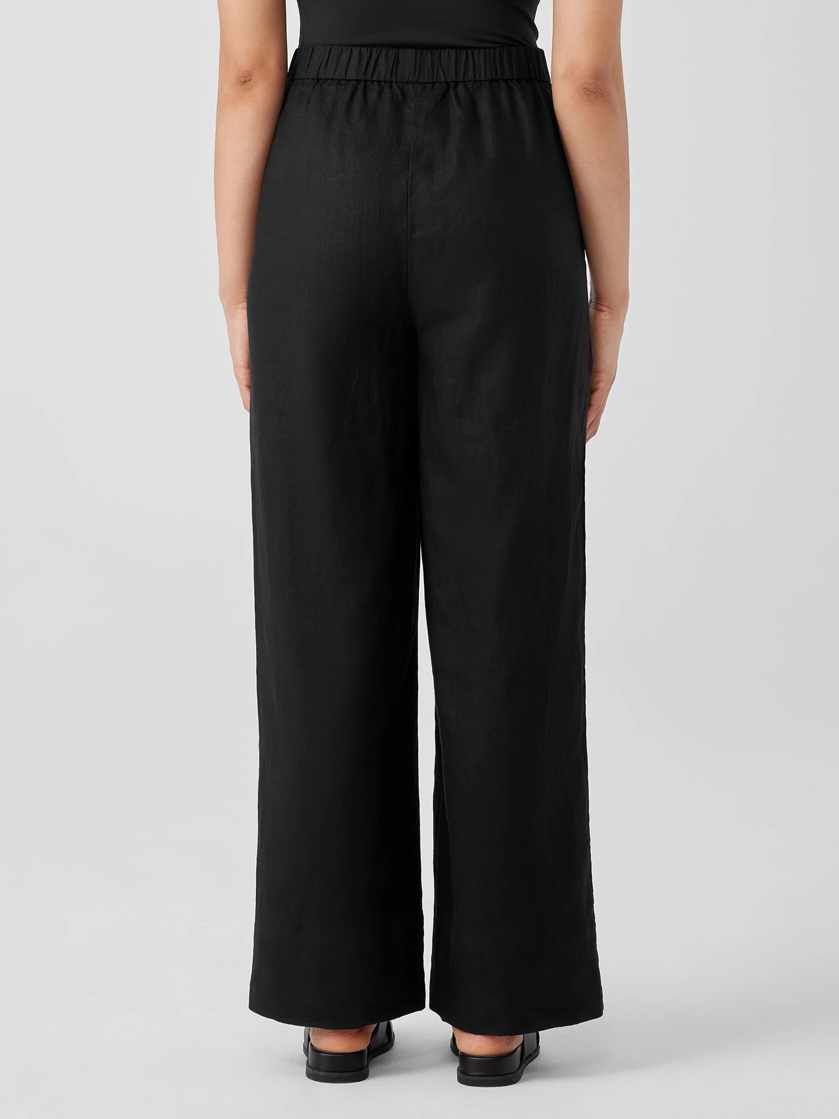 Organic Linen Wide-Leg Pant