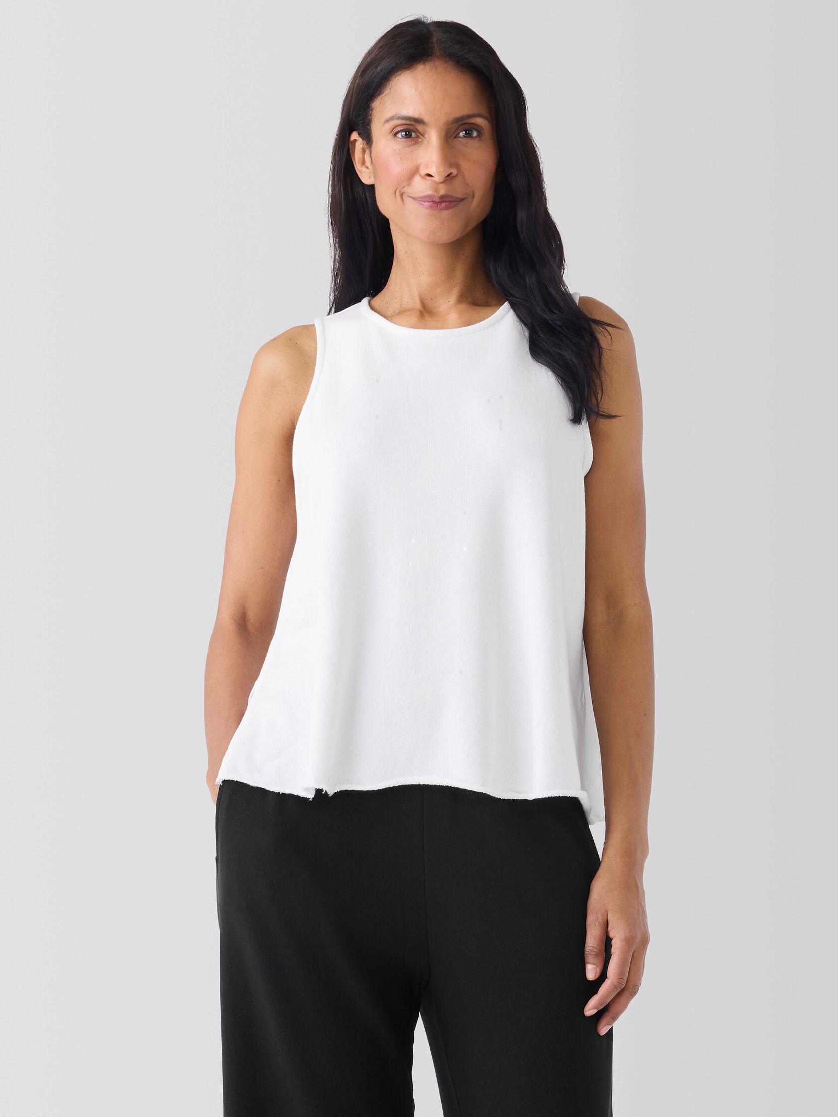 Lightweight Organic Cotton French Terry Tank