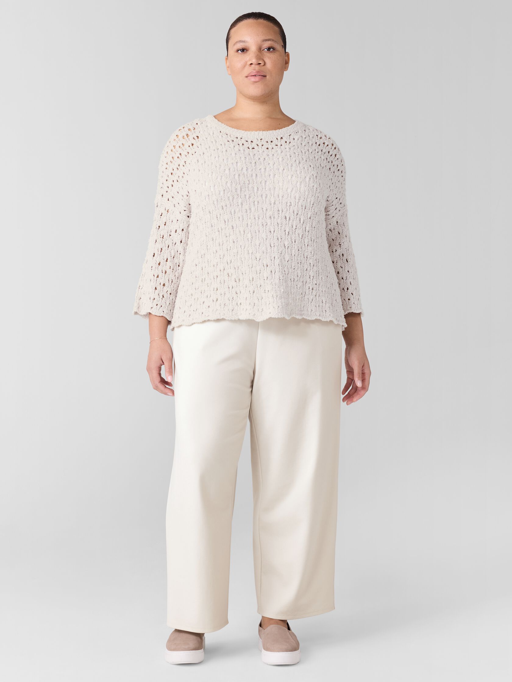 Cotton Fluff Bracelet Sleeve Top