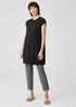 Viscose Jersey Cap-Sleeve Dress