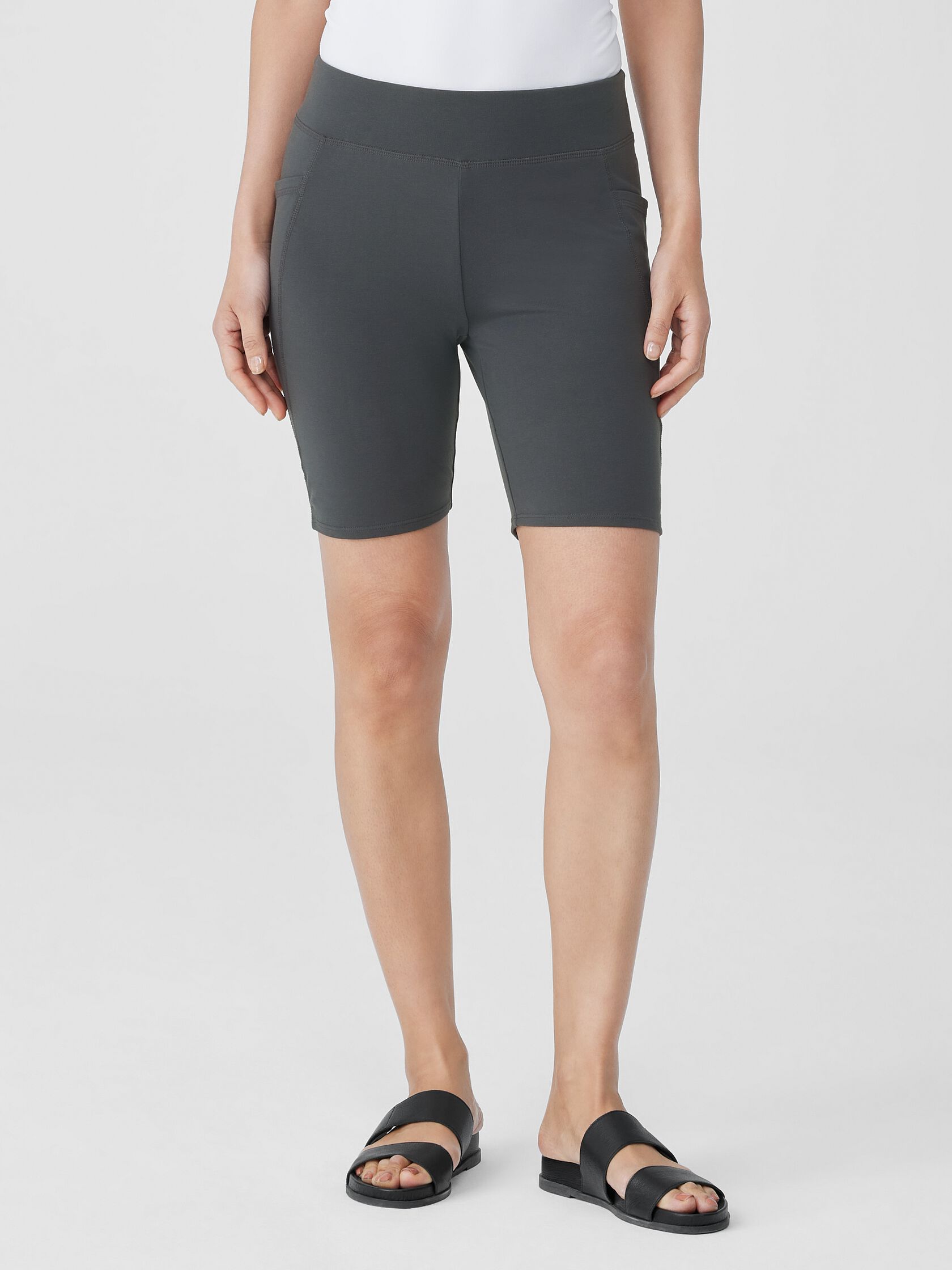 Pima Cotton Stretch Jersey Shorts