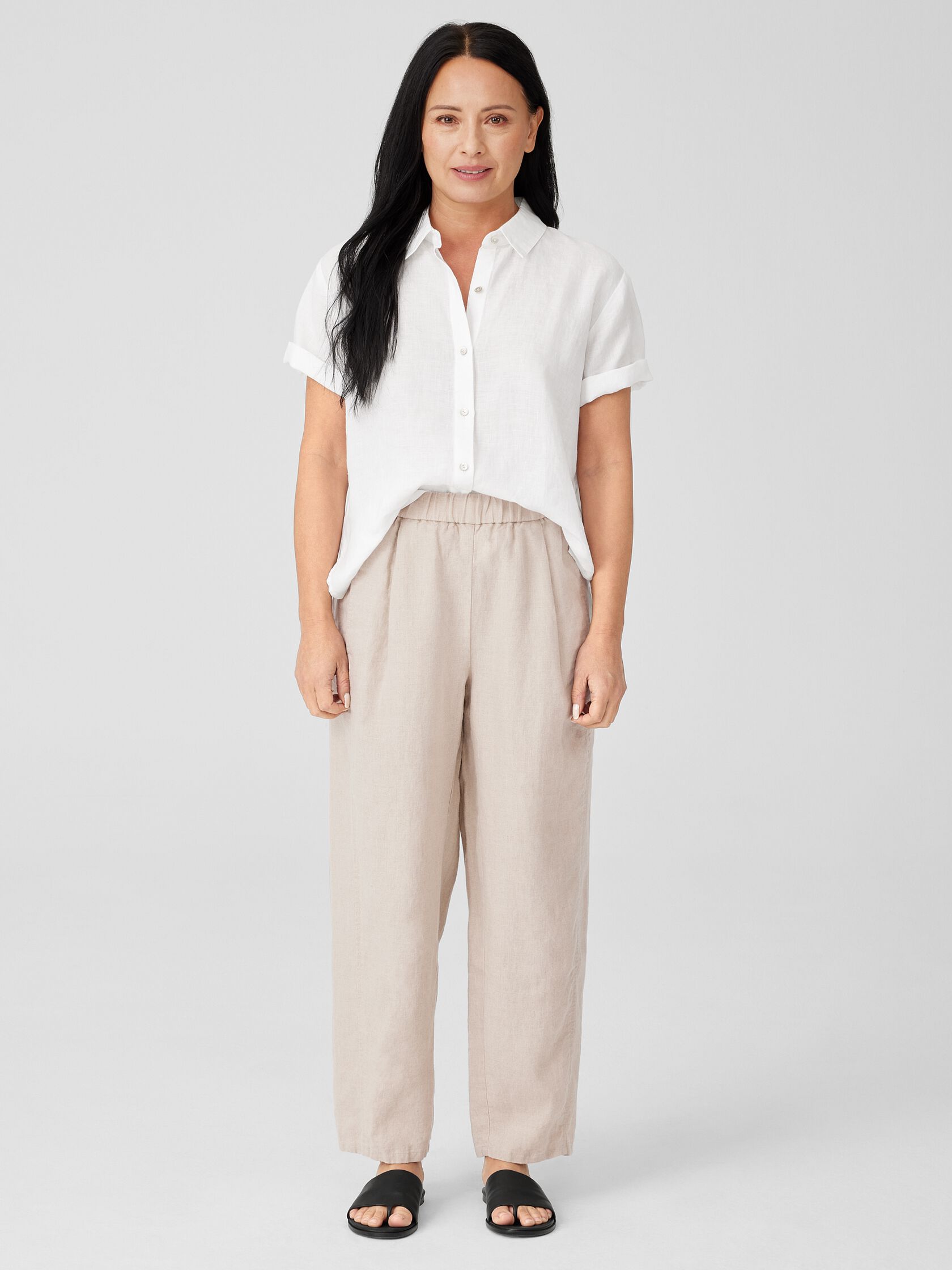 Organic Linen Lantern Pant