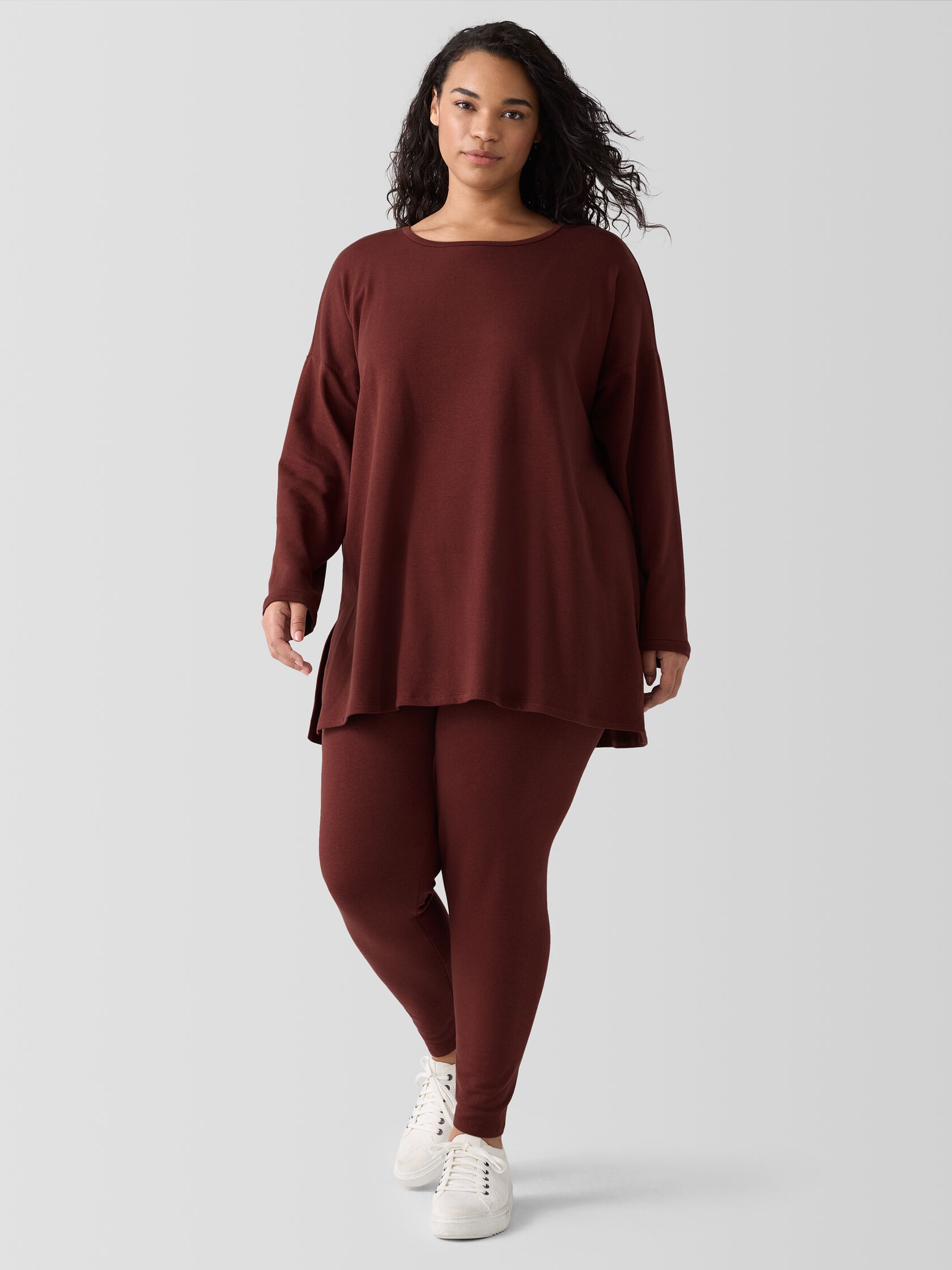 Cozy Brushed Terry Hug High-Waisted Leggings