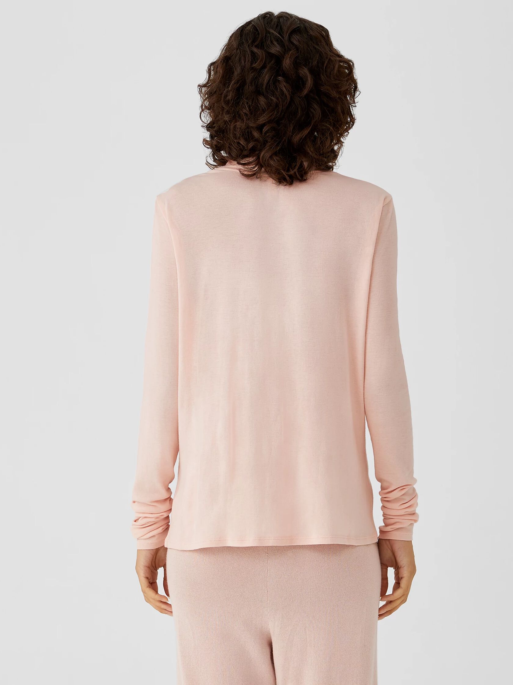 Ribbed Organic Pima Cotton Blend Top