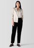 Stretch Silk Charmeuse&nbsp;Classic Collar Shirt