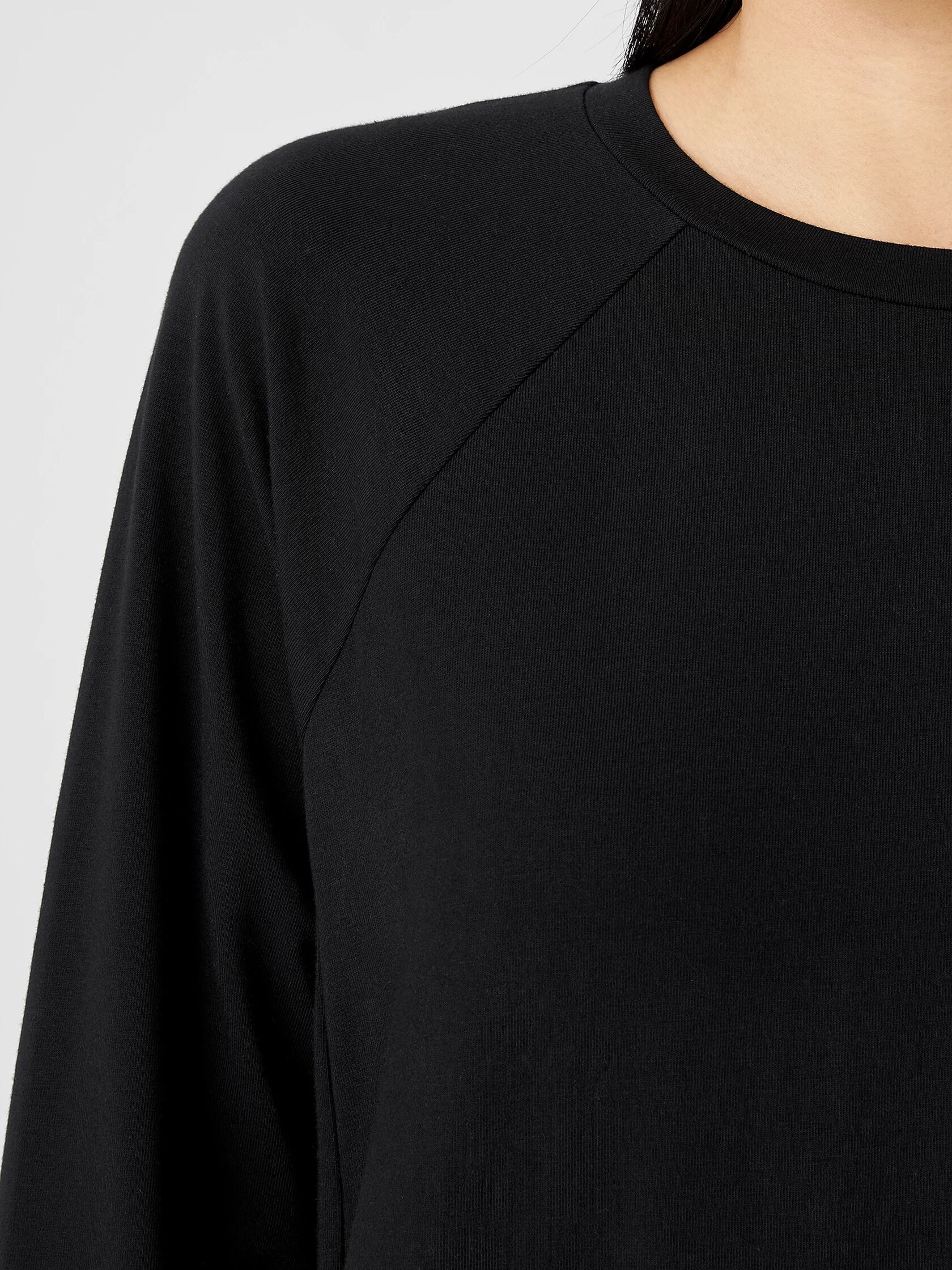 Traceable Organic Cotton Jersey Raglan-Sleeve Dress