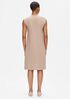 Flex Tencel Ponte V-Neck Dress