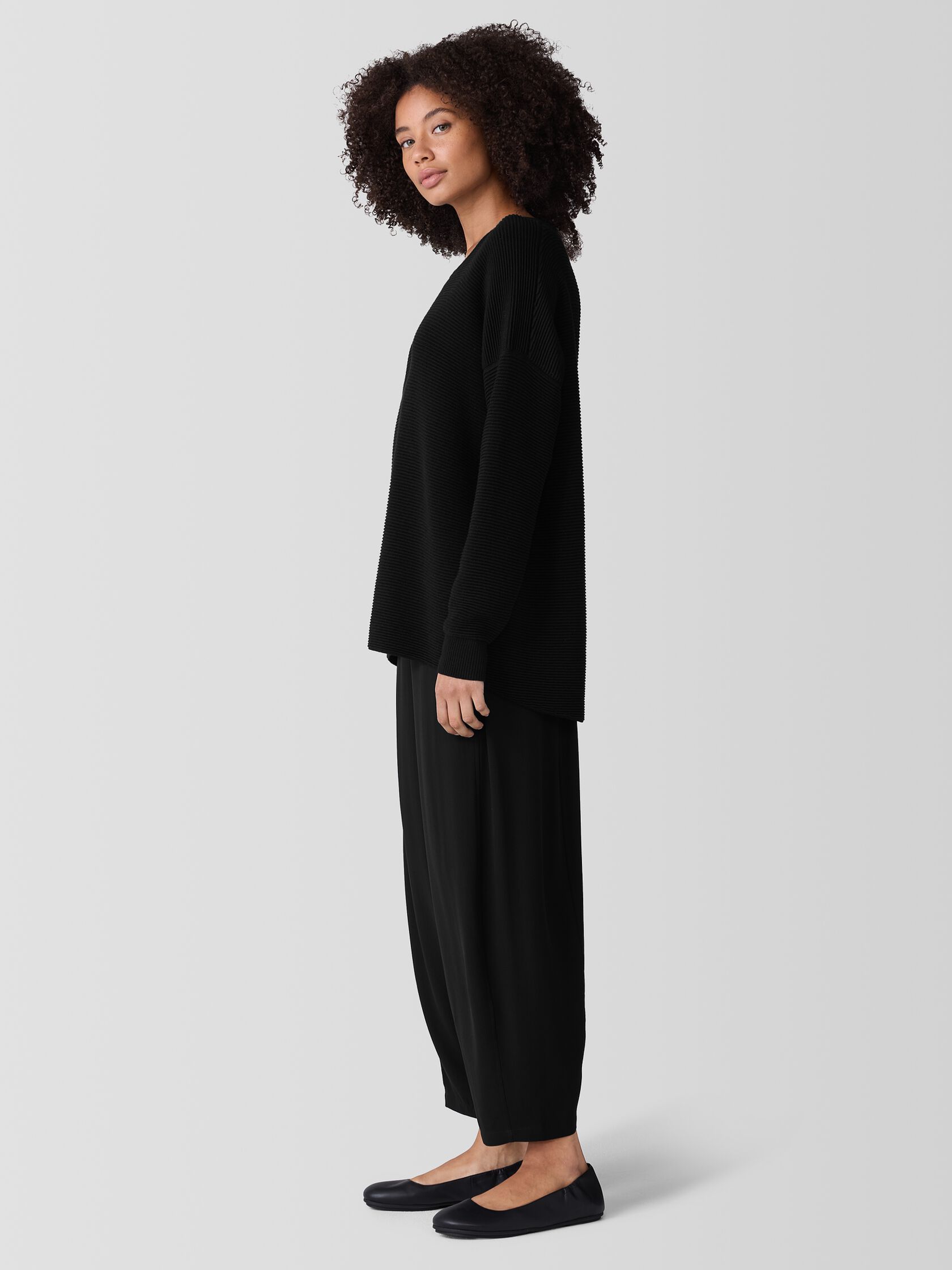 Peruvian Cotton Blend Long Top