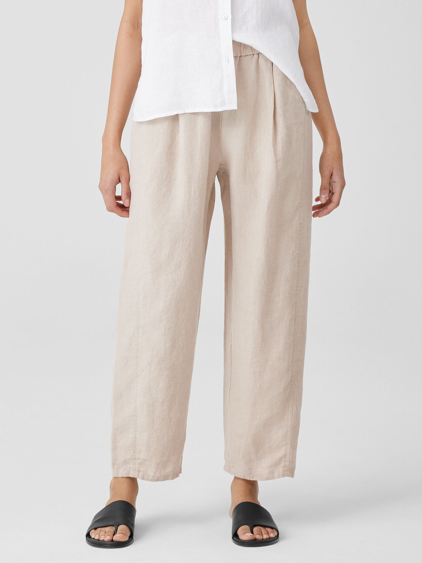 Organic Linen Lantern Pant