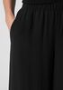 Silk Georgette Crepe Wide-Leg Pant