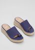 Tarry Espadrille Wedge Slide