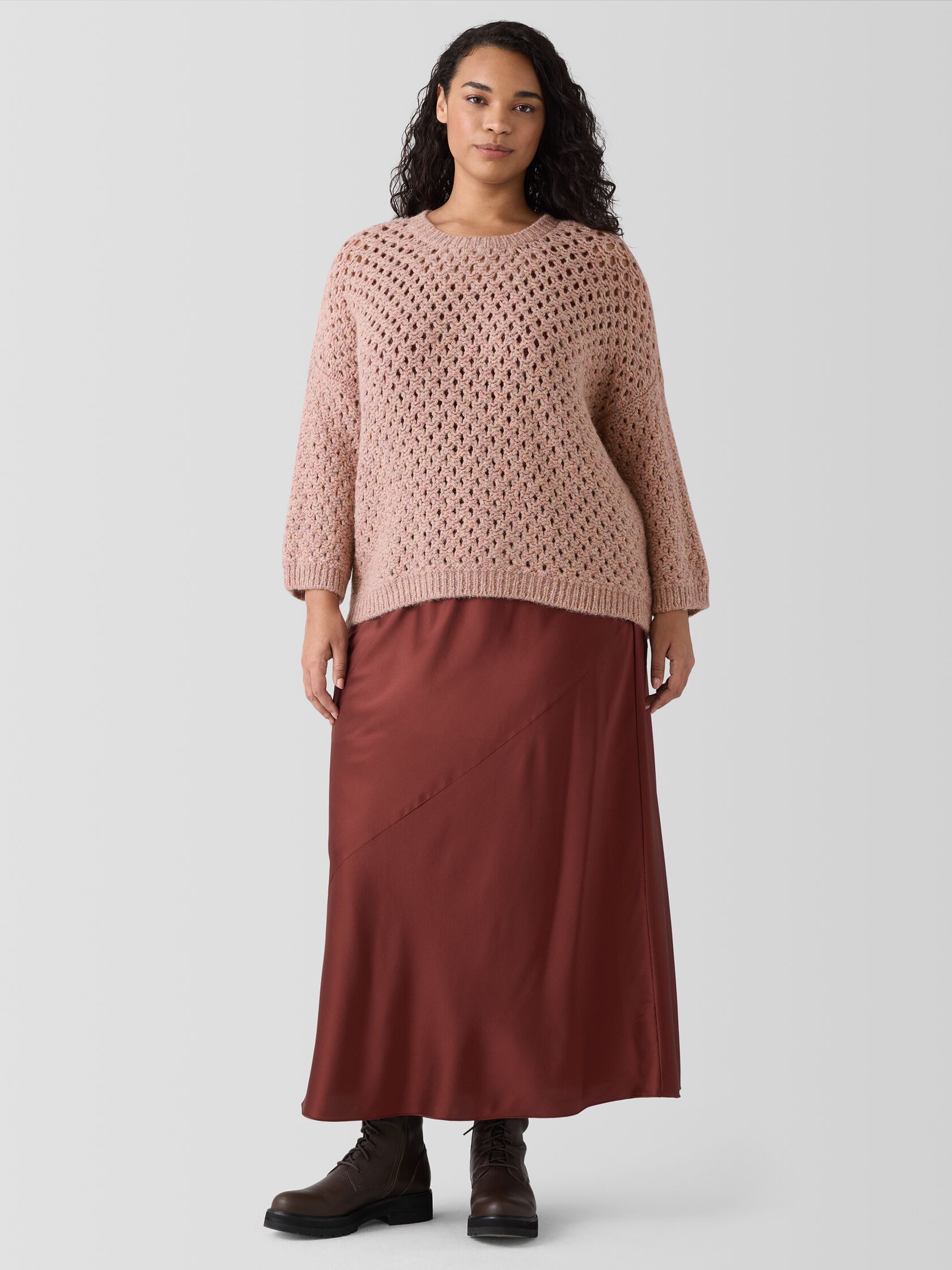 Peruvian Alpaca Crew Neck Top