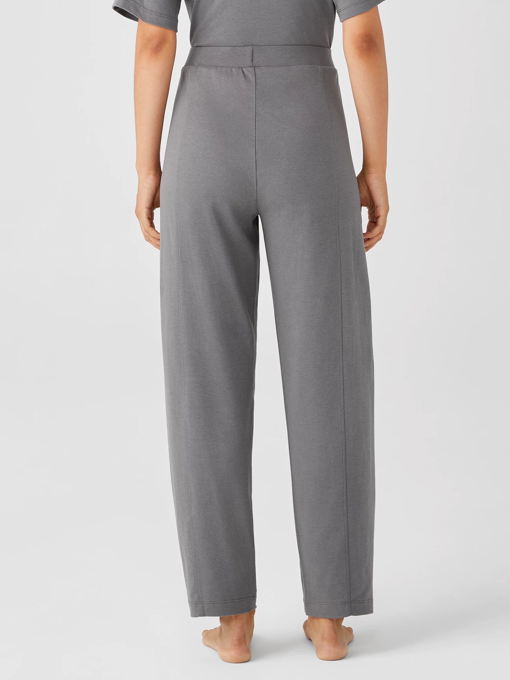 Cozy Organic Cotton Interlock Lantern Pant