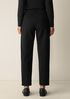 Washable Flex Ponte Tapered Trouser Pant
