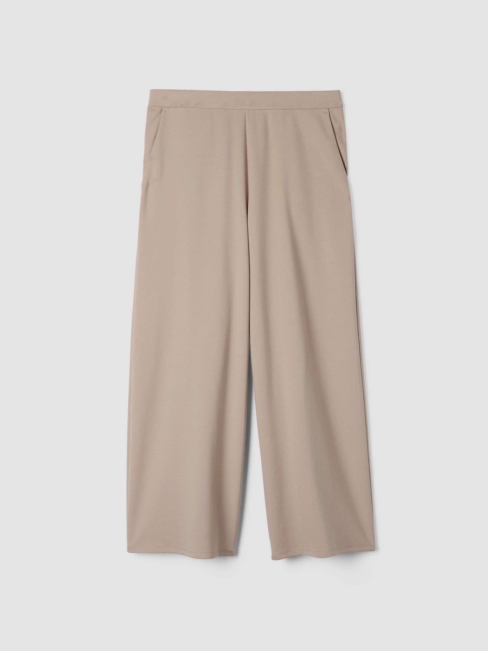 Lightweight Ponte Wide-Leg Pant