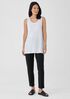 Organic Linen Jersey Long Tank