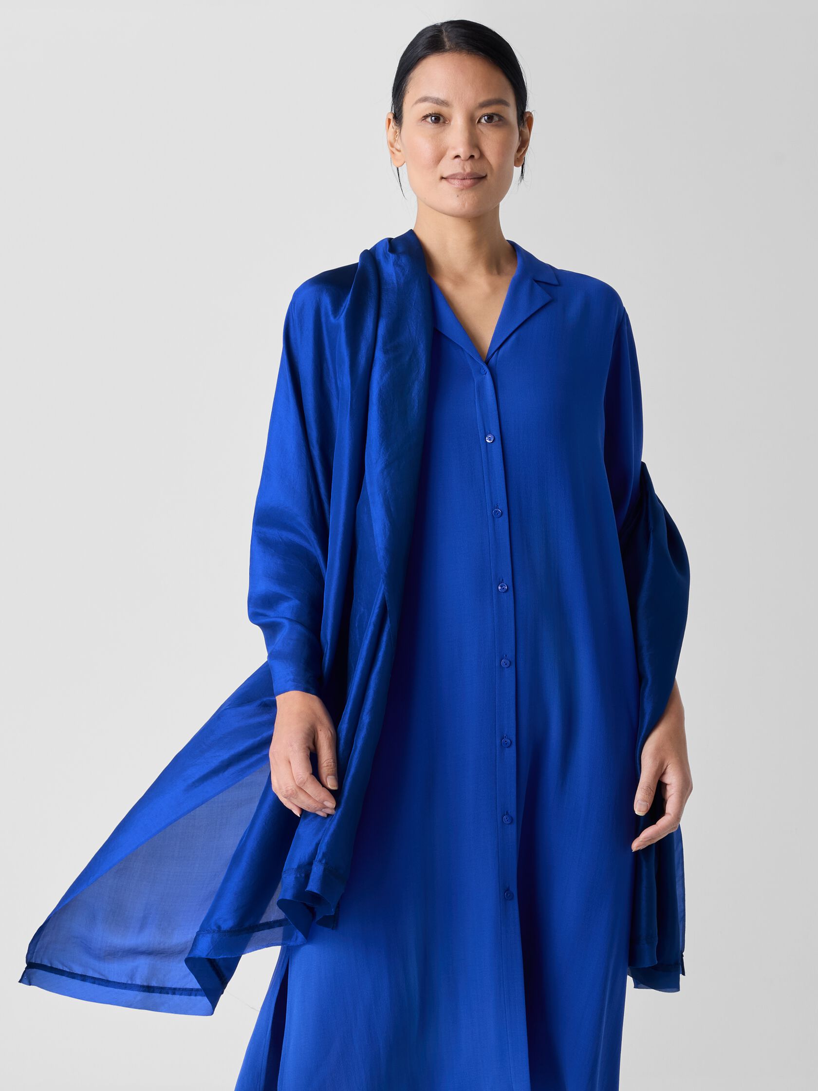 Washed Transitional Silk Parachute Scarf