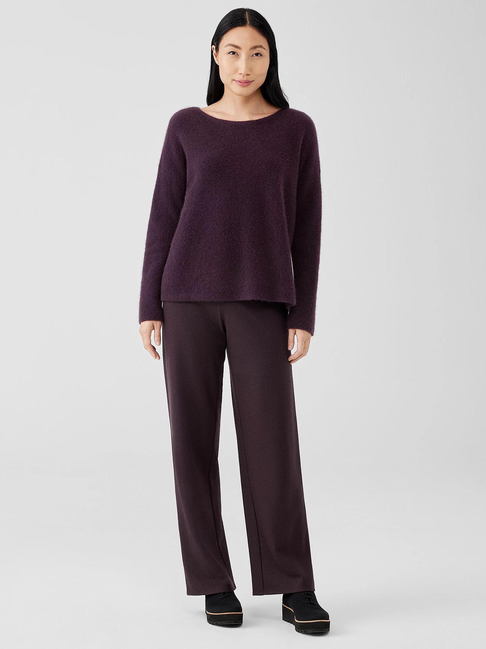 Cashmere Silk Bliss Boatneck Top
