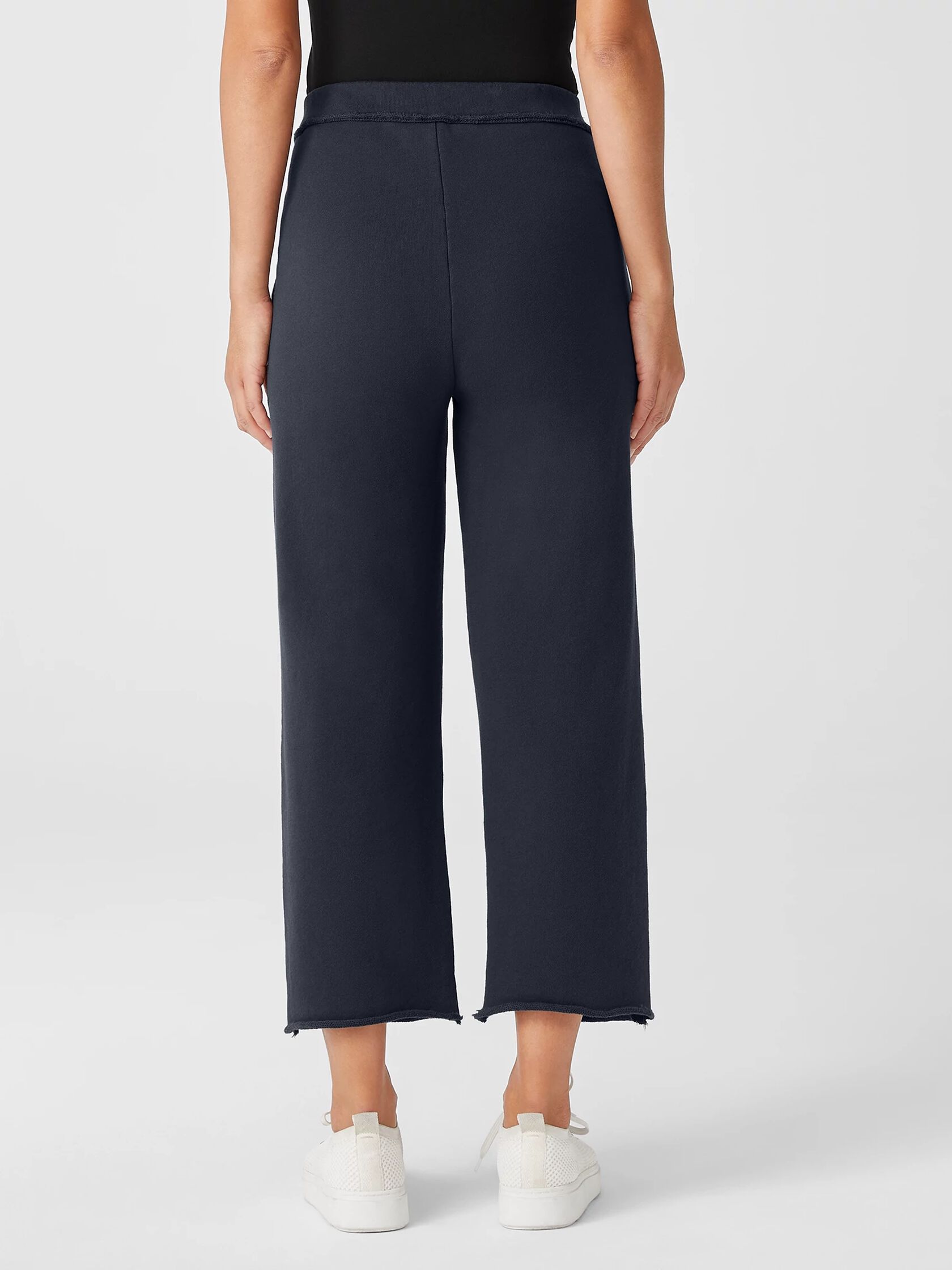 Organic Cotton French Terry Straight Pant