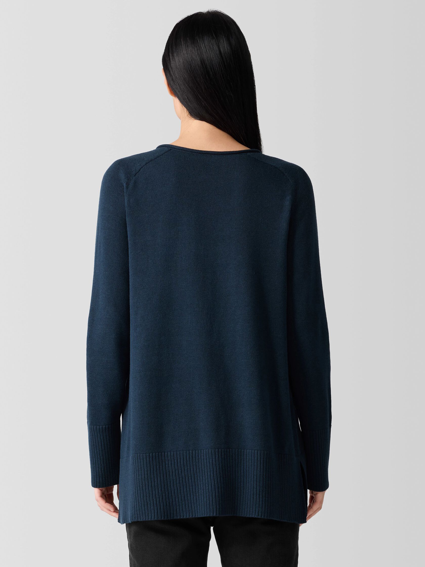 Peruvian Cotton Blend V-Neck Top