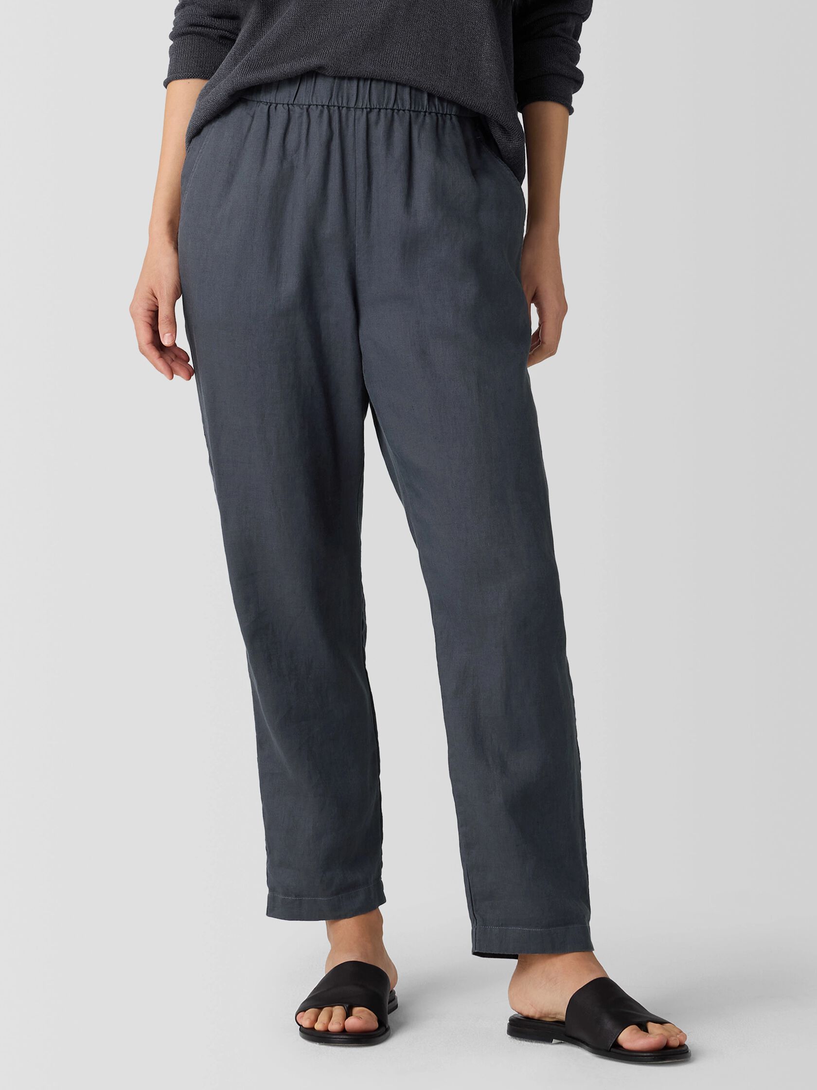Organic Linen&nbsp;Tapered Pant