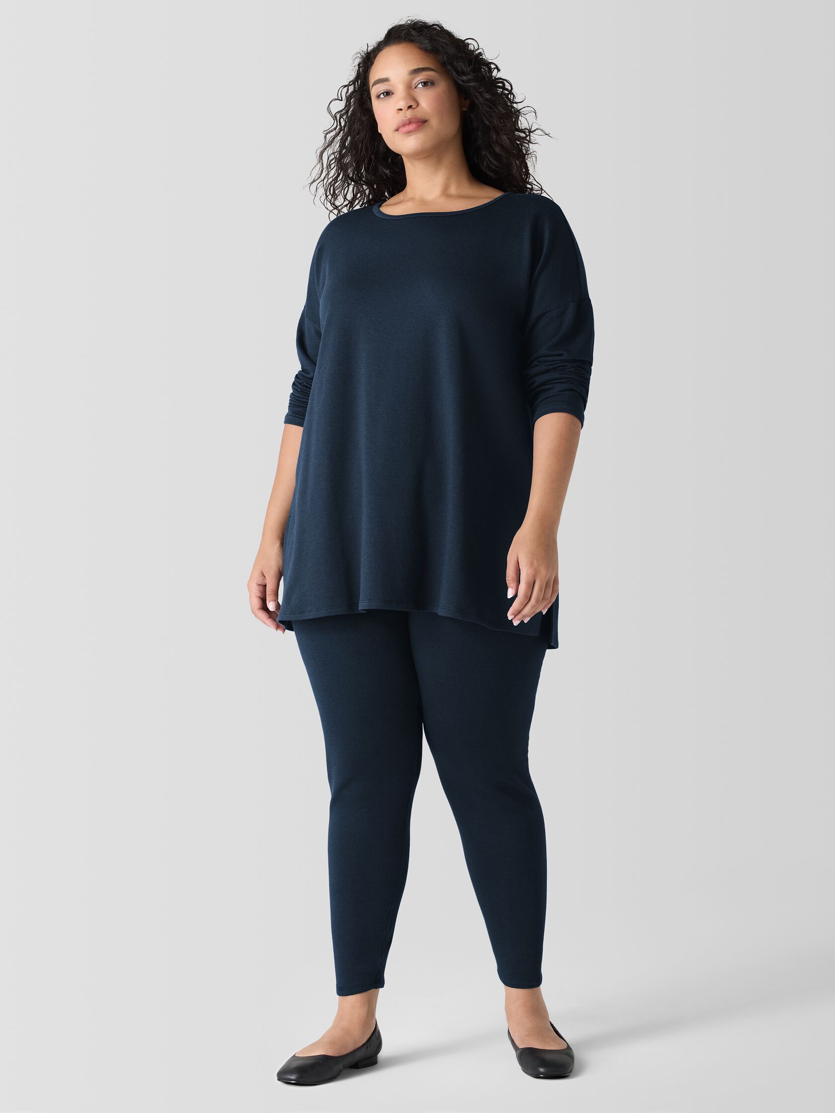 Cozy Brushed Terry Hug High-Waisted Leggings
